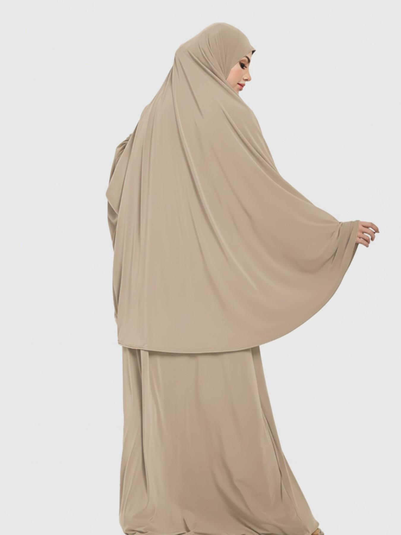 Women's Elegant Modesty Muslim Hijab Scarf, Soft Lightweight Long Headscarf for Ramadan Abaya Daily Wear Special Occasions