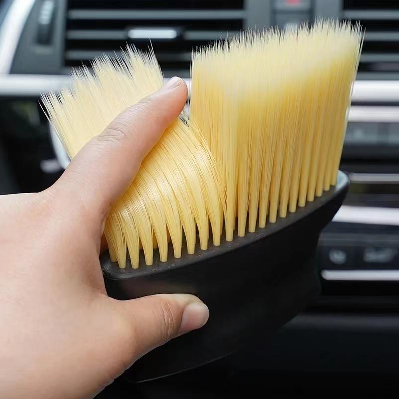 Car Interior Cleaning Brush, Soft Dust Sweeping Brush Tool for Car Detailing, Air Vent Gap Cleaning Brush, Multi-Purpose Car Wash Cleaning Tool for Dashboard, Keyboard and Narrow Spaces, Detail Brushes Car Detailing, Car Washing Brush