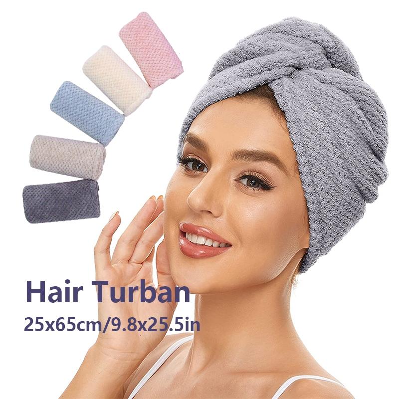 1/3 Pcs Women's Dry Hair Towel, Pineapple Dry Hair Cap, Soft Microfiber, Wrap Hair, Water-Absorbent Quick-Drying Towel Wrap Hair Towel, Hair Turban Towel