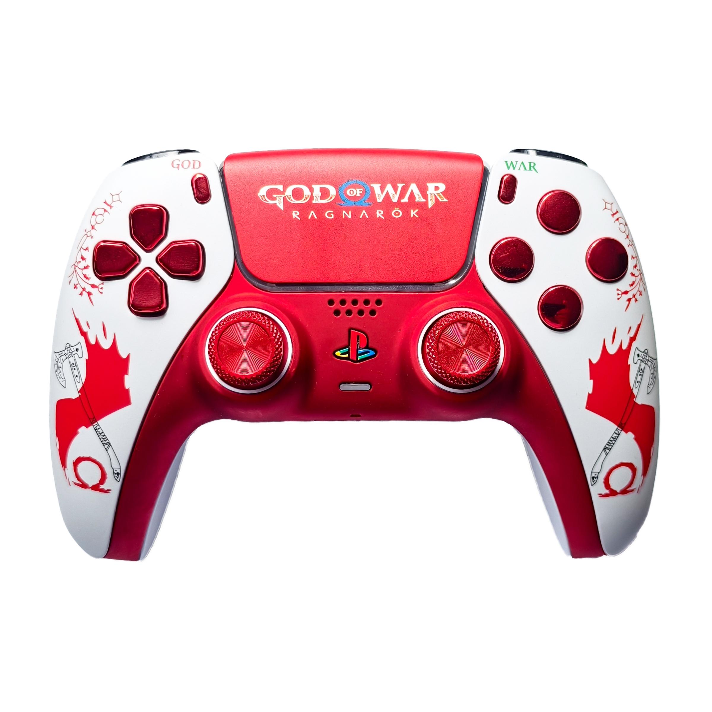 Ps5 Game Controller Replacement Shell Cover, Creative Ip Bottom Shell Decorative Strip, Compatible with Ps5 Handheld Console Accessories