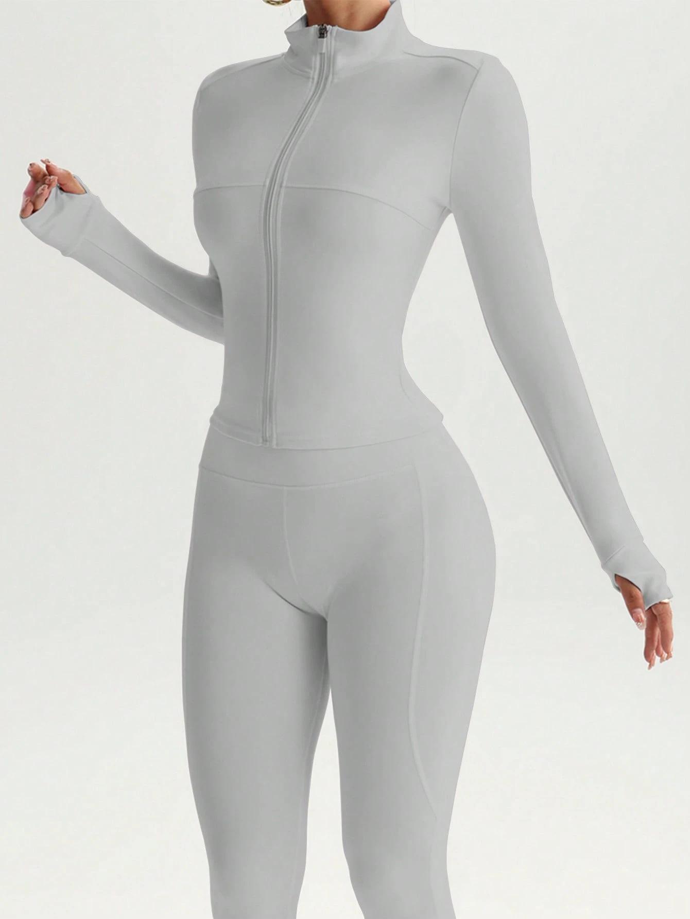 Women’s 2-Piece Yoga Set - Half Zip Mock Neck Long Sleeve Top, High Waisted Flare Leg Bottoms, Soft Naked-Feel Breathable Athleisure for Gym Workouts, Pilates, Multi-Size Female Activewear, 2 Piece Sets, Clothes For Women, Woman 2 Piece Set, Flare Legging