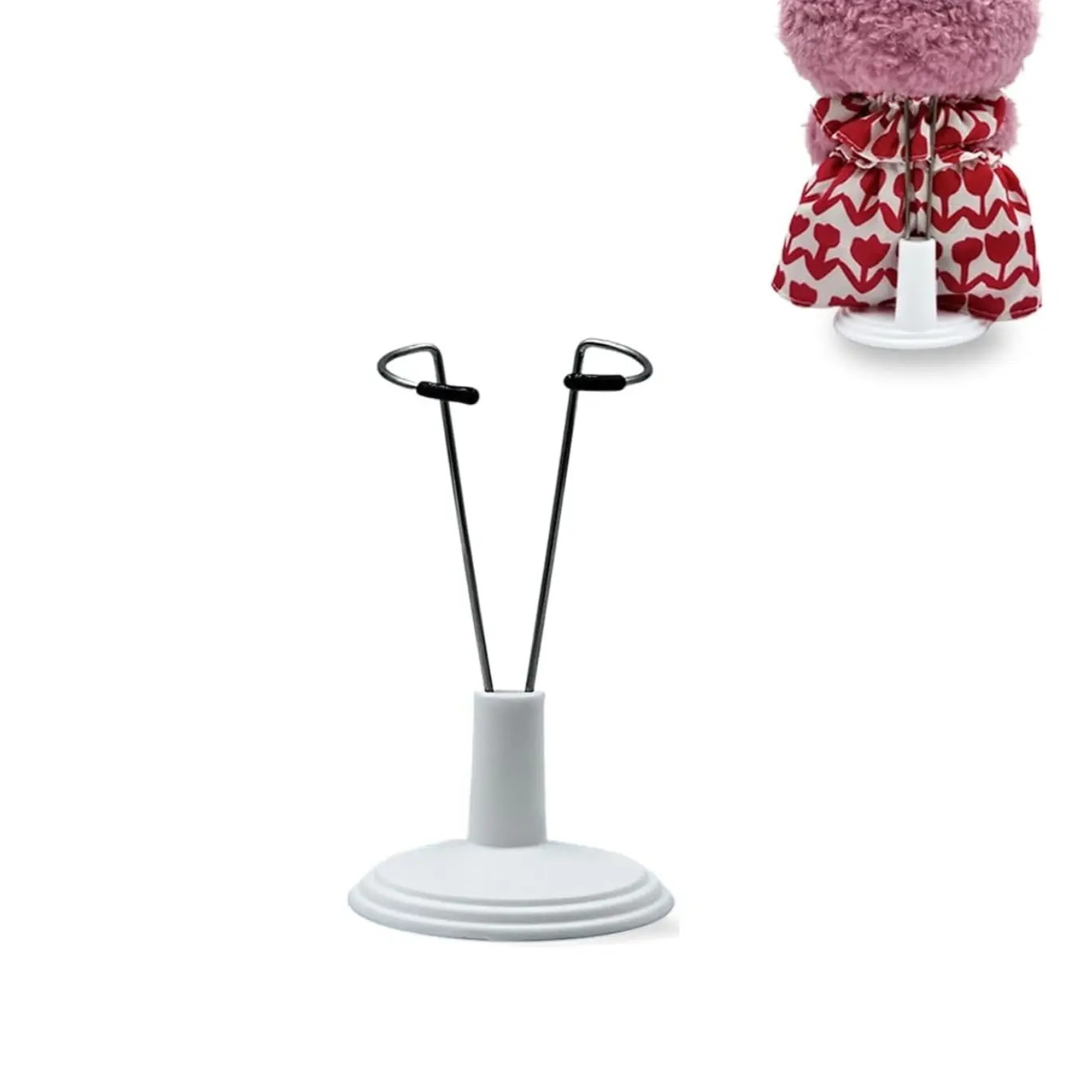 Adjustable Doll Display Stands, Sturdy Holder Rack for Collectible Fashion Dolls, Ideal Showcase Accessory for Doll Collectors to Exhibit Doll Collections