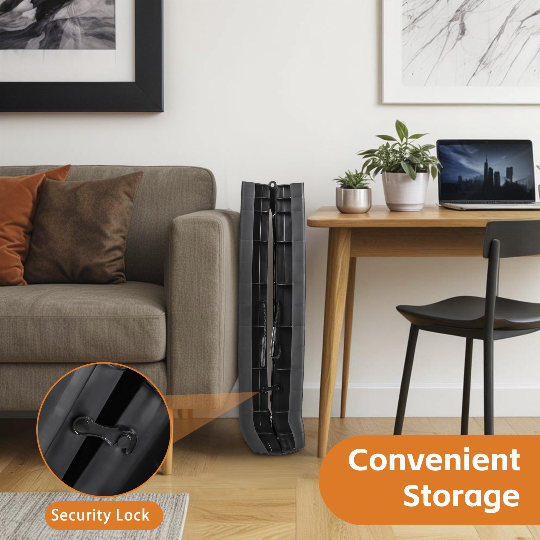 Pet Republic 61-in Folding Pet Dog Ramp W/Grass Padded 150LBS Non-Slip Car Ramp for Truck SUV Green