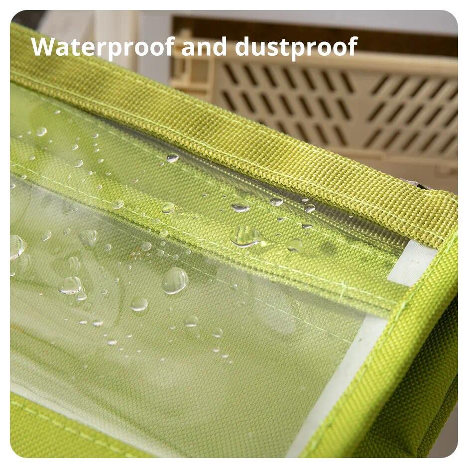 Six Layer Large Capacity Pencil Case Stationery Supplies High Appearance Transparent PVC Storage Stationery Bag