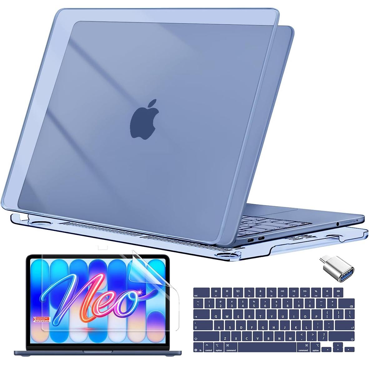 Macbook Neo Case 13 Inch 2026 Model A3404, Anti-Fingerprint, Scratch & Crack Resistant, Sturdy Hard Shell Cover, Official Color Match, Durable Protective Cover