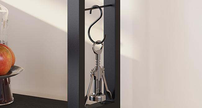 HOOBRO Bakers Rack Microwave Stand with Trash Can Bin Cabinet, 5-Tier Kitchen Organiser Storage Shelf Cabinet with Power Outlet, Tall Coffee Bar Table Station for Dining Room, Living Room#springtok