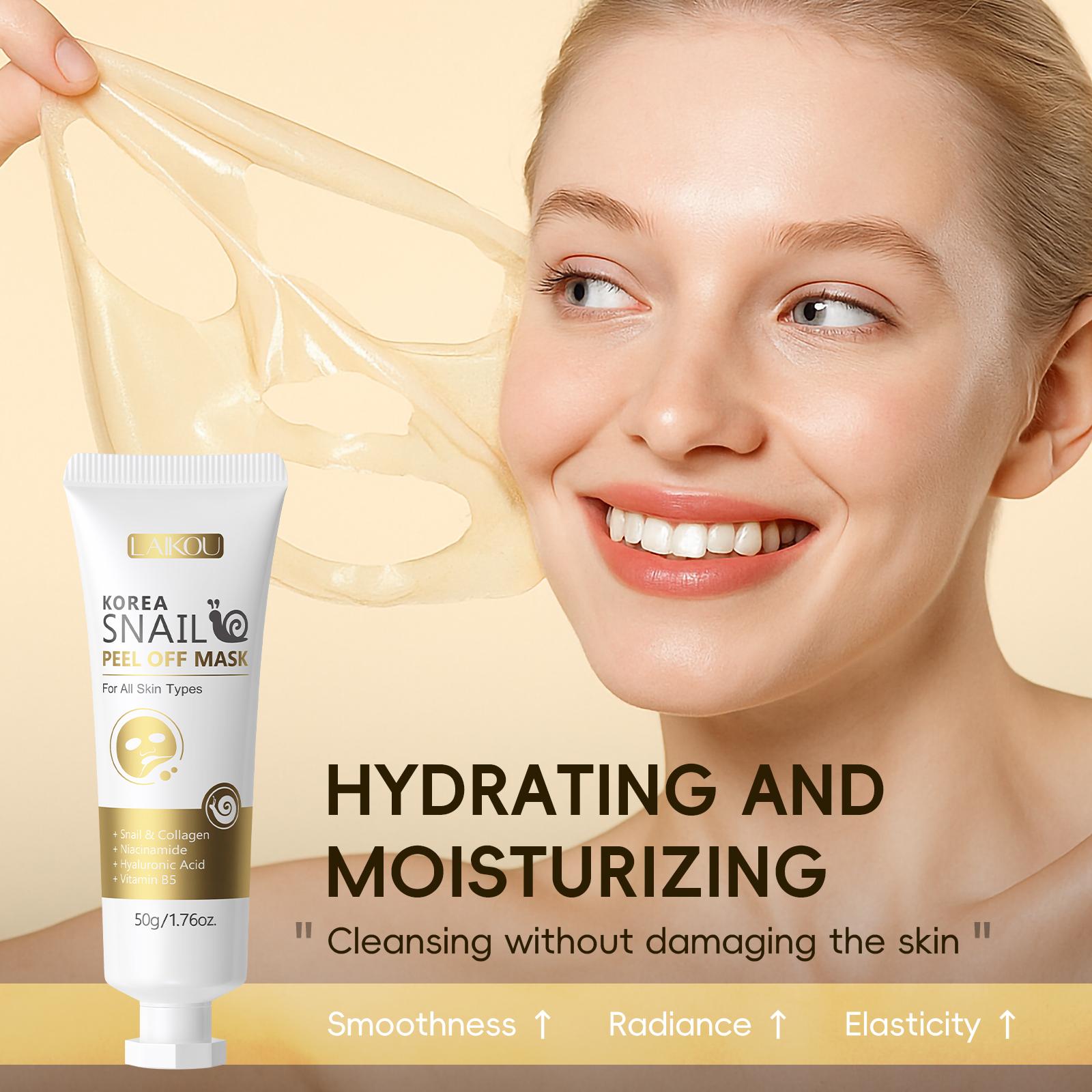 Snail Collagen Skin Care Kit, 1 Set Facial Cleanser, Toner, Serum, Eye Cream, Essence Cream and Mask, Moisturizing Hydrating Hydrate Skin Care Set for Women