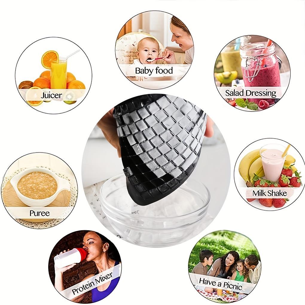 Silicone Mini Ice Cube Tray Set, Stackable Molds for Whiskey Cocktails Drinks, Durable Soft Release, Perfect Party Gift Home Use Christmas Present, Home Bar Accessories