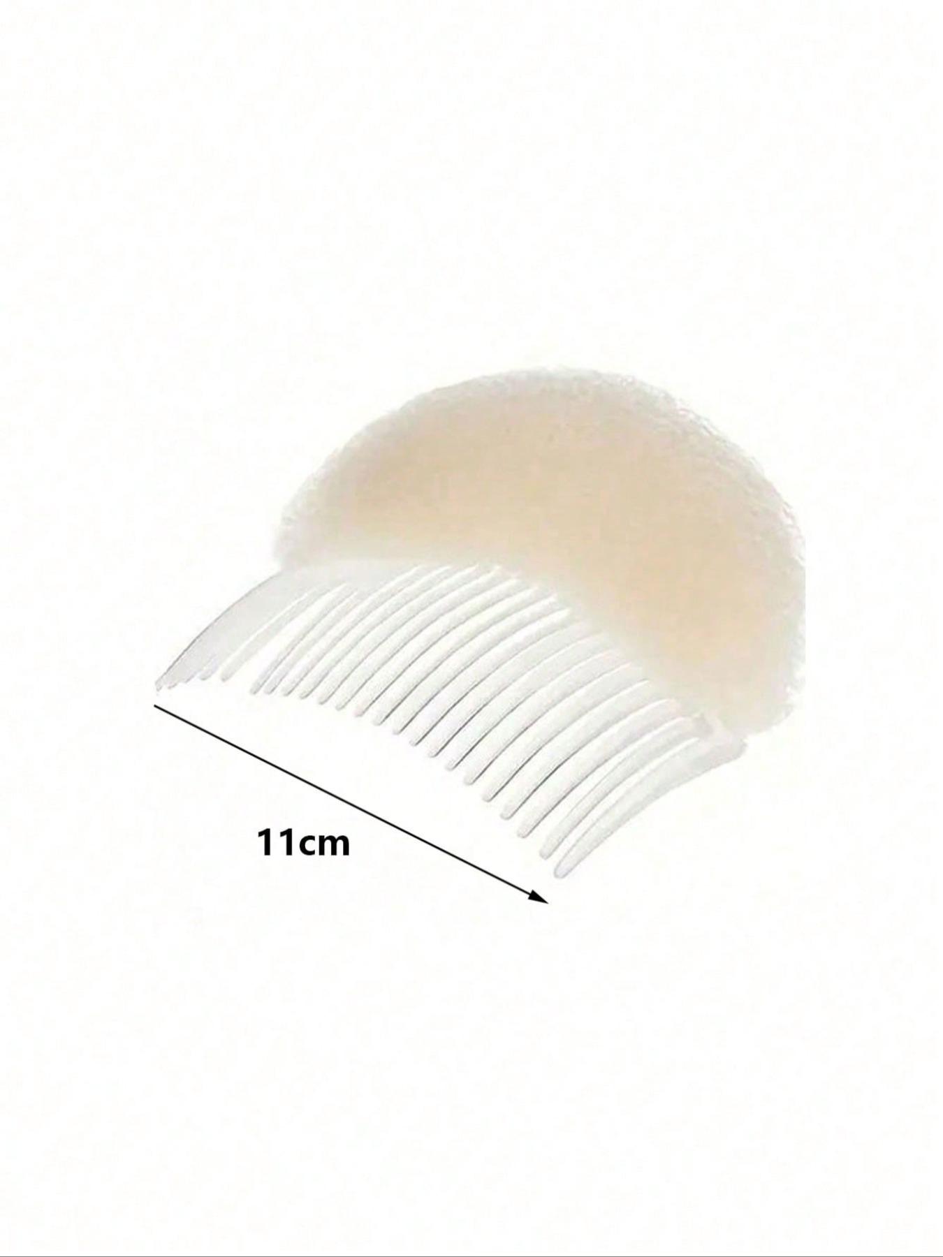 Fluffy Sponge Hair Cushion Volumizing Root Lift Tool ，Hair Accessories for Girls Hair Volume Invisible Hair Pad, On Both Sides Heightening Invisible Sponge Back Head Hair Comb, Sponge BB Hair Clip Headpiece - DIY Dry Hair Styling, Natural Look Voluminous