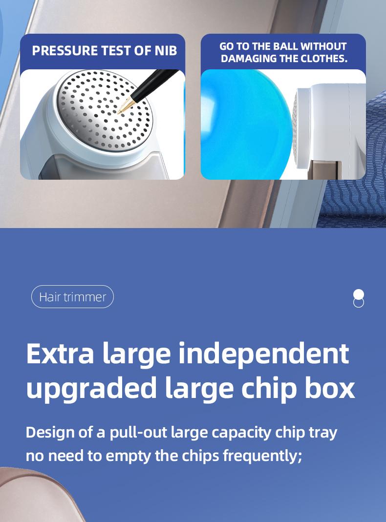 2026 Upgraded Electric Fabric Lint Remover for Clothes - Eliminates Static - Efficient and Convenient Fabric Shaver, Portable USB Rechargeable, Suitable for Sweatshirts, Blankets, Curtains, Carpets, Furniture, and Bedding