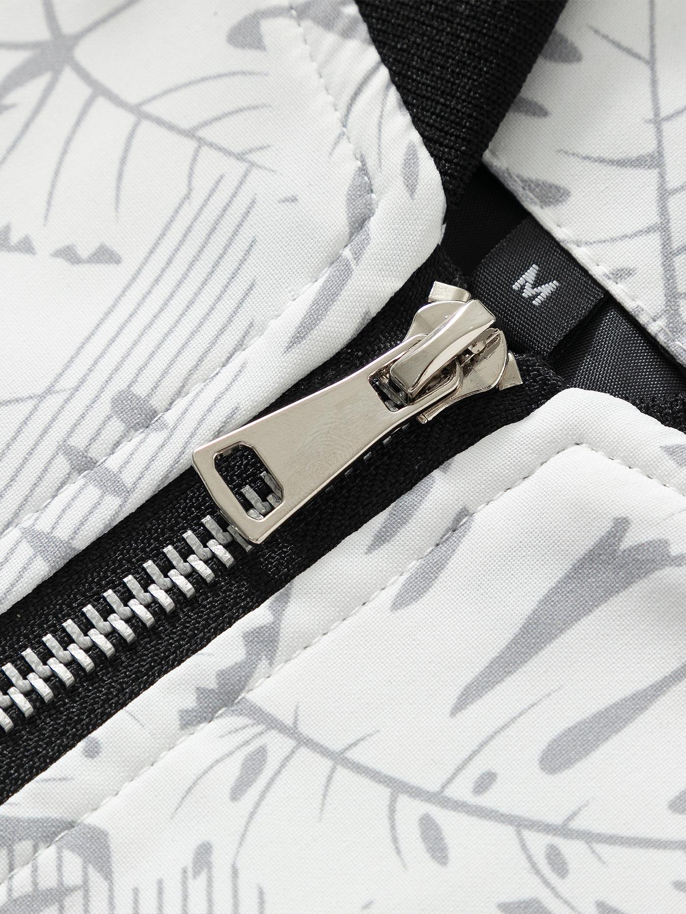 Men's Casual Jacket, Arm Zipper Detail - Baseball Collar Design, Versatile Lightweight Outerwear, Machine Washable, 100% Polyester, Suitable for Daily Wear, Sports, Jogging, and Formal Occasions - Spring and Autumn