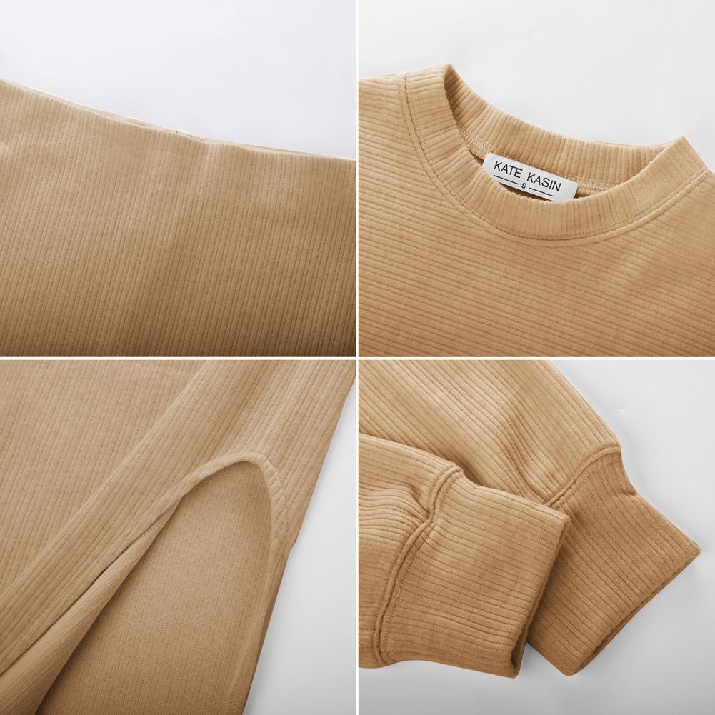 【Lightweight fabric】Grace Karin Women's Knitted Dress Pullover Two-Piece Long Sleeve Pullover Top Skirt Midi Skirt Bodycon 2-Piece Set Midi Dress Turtleneck Jumper Dress SpringStatements 【Lightweight fabric】Grace Karin Women's Knitted Dress Pullover Two-Piece Long Sleeve Pullover Top Skirt Midi Skirt Bodycon 2-Piece Set Midi Dress Turtleneck Jumper Dress SpringStatements