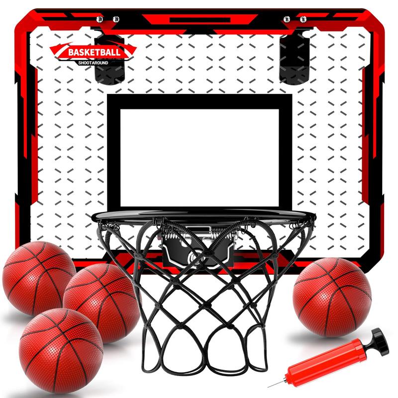 Basketball Hoop Indoor , Mini Basketball Hoop with 4 Balls, Basketball Toys