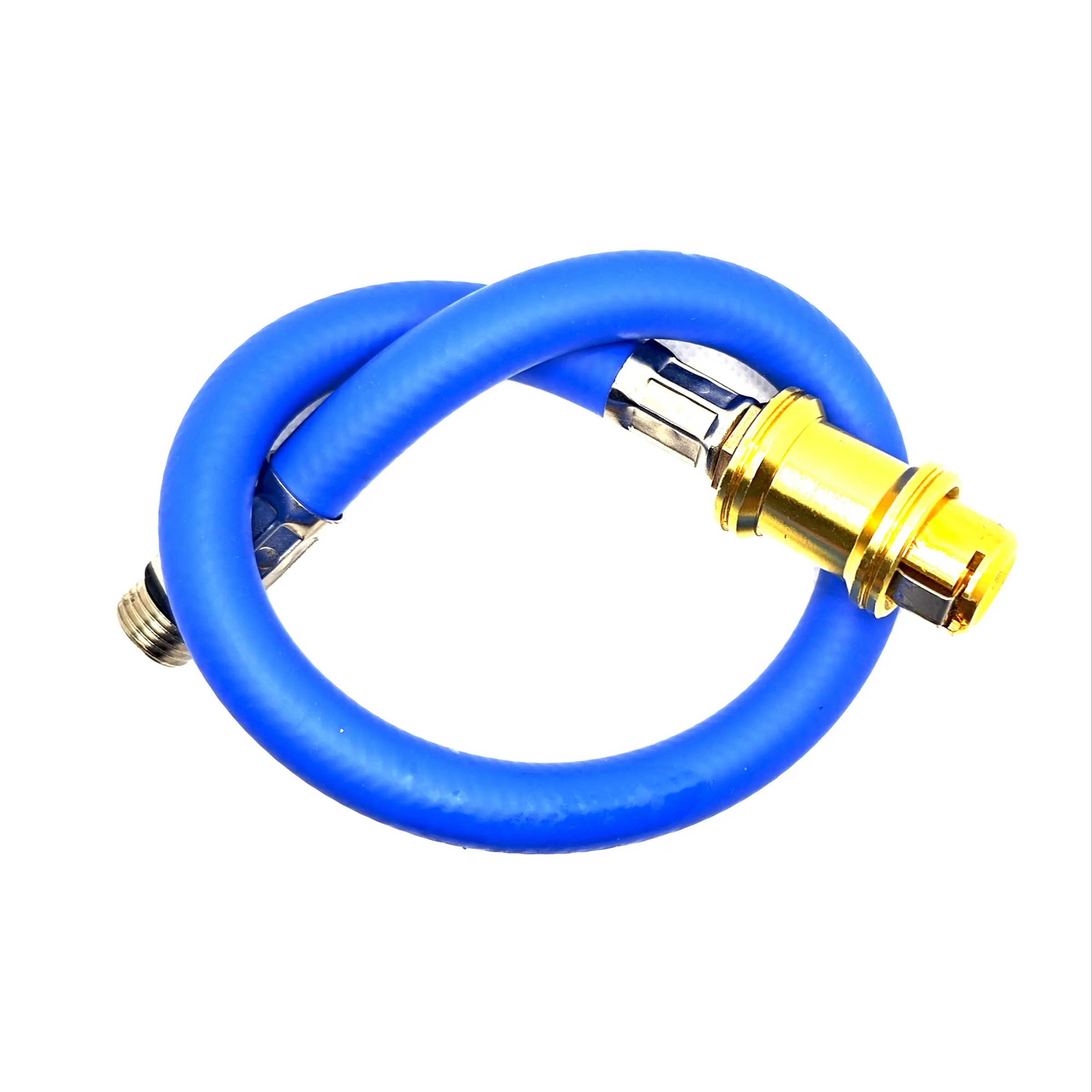 Universal Tyre Inflator Hose Adapter, Tyre Inflator Replacement Hose for Air Pumps, Compressors and Valve Extension(40cm/16inch)