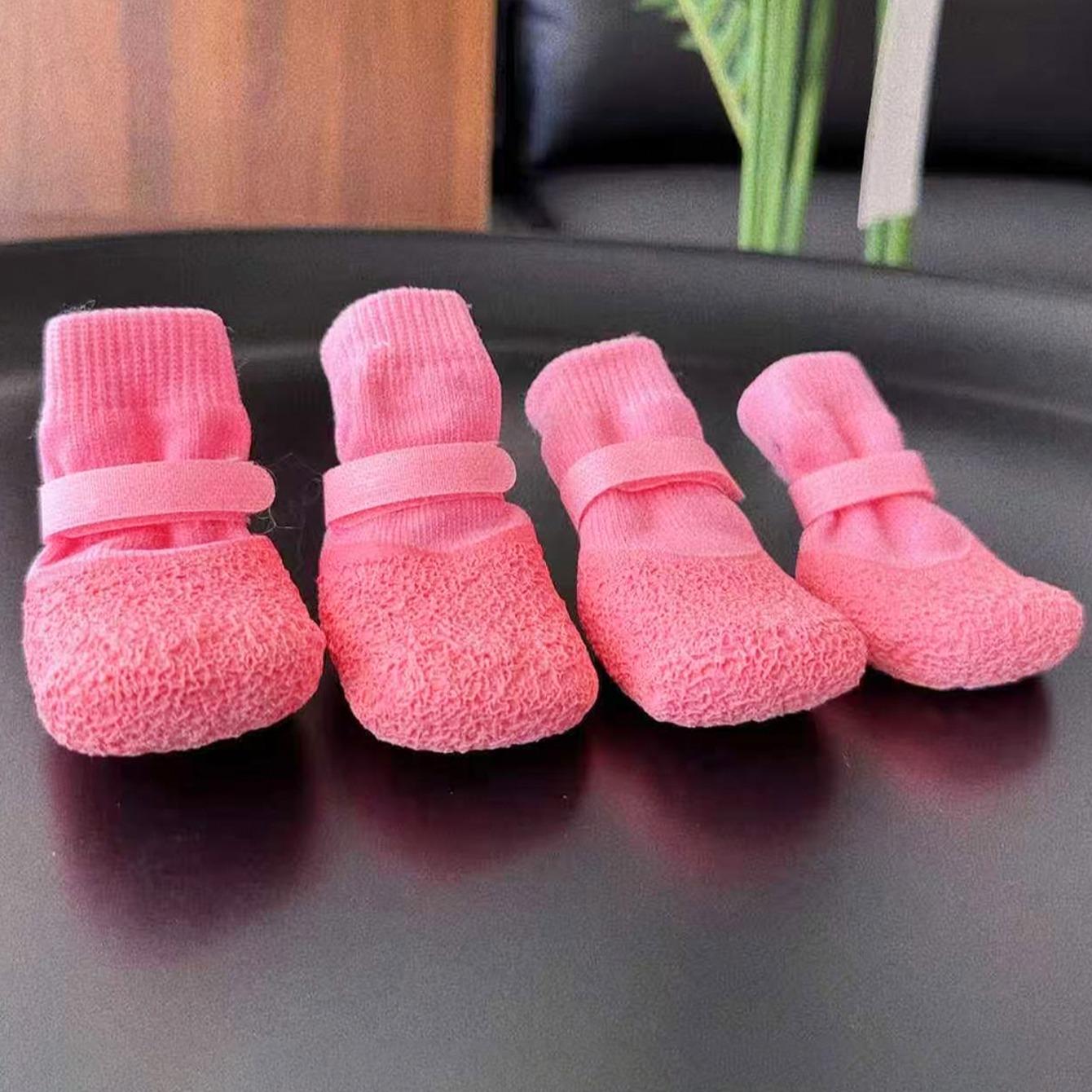 Non-Slip Dog Socks, Waterproof Soft Sole, Durable Breathable Pet Shoes, Universal Anti-Scratch Indoor Outdoor Dog Boots, Pet Supplies
