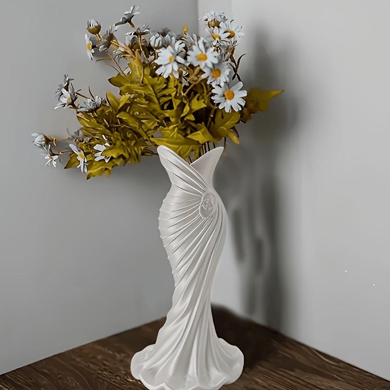 Elegant Dress Vase Decoration, High Fashion Home Decor, Standard Test Tube Holder, Artistic Vase, Bedroom Decor, Holiday Gift