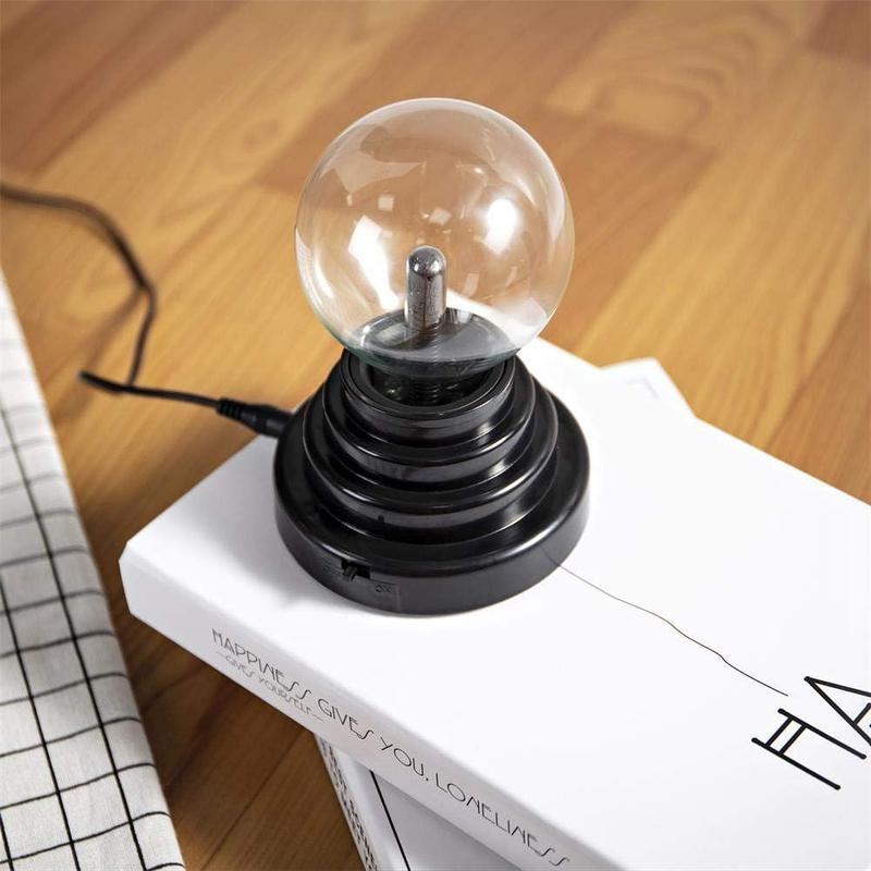 USB Plasma Static Ball Atmosphere Lamp, 1 Pack Science Teaching Night Light, Birthday Gift, Party Bedroom Home Decor