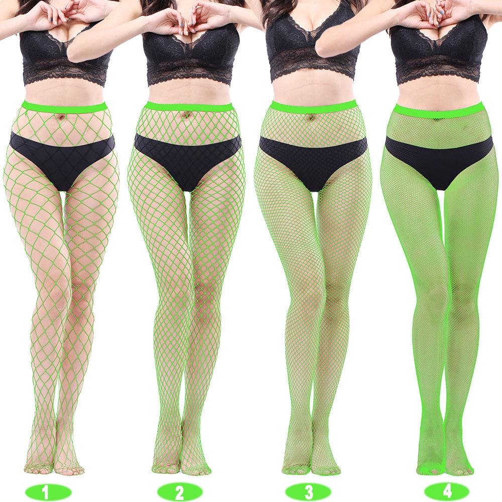 4 Pairs Women Fishnet Tights, Fishnets Net Stockings Pantyhose for Daily Wear, Cosplay, Holiday, Date, Perfect for Layering Fashion