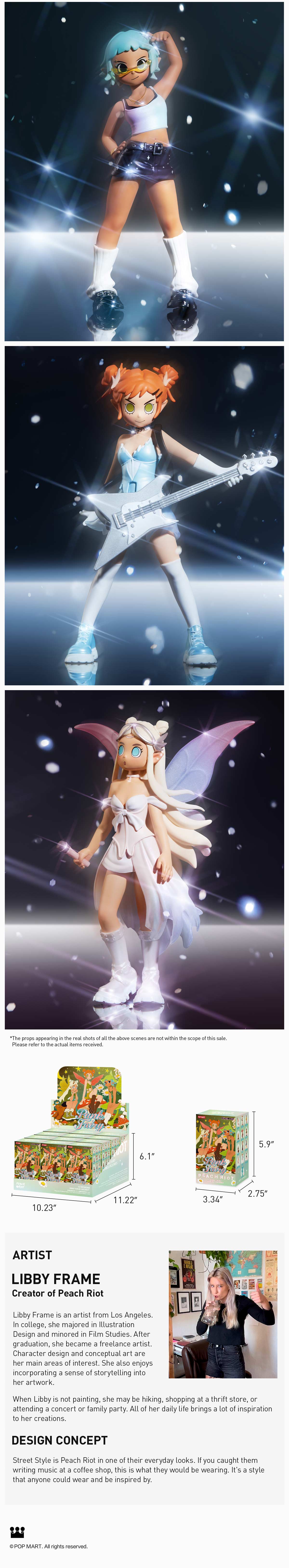 Peach Riot Punk Fairy Series Figures, Mystery Box Peach Riot Punk Fairy Series Figures, Mystery Box