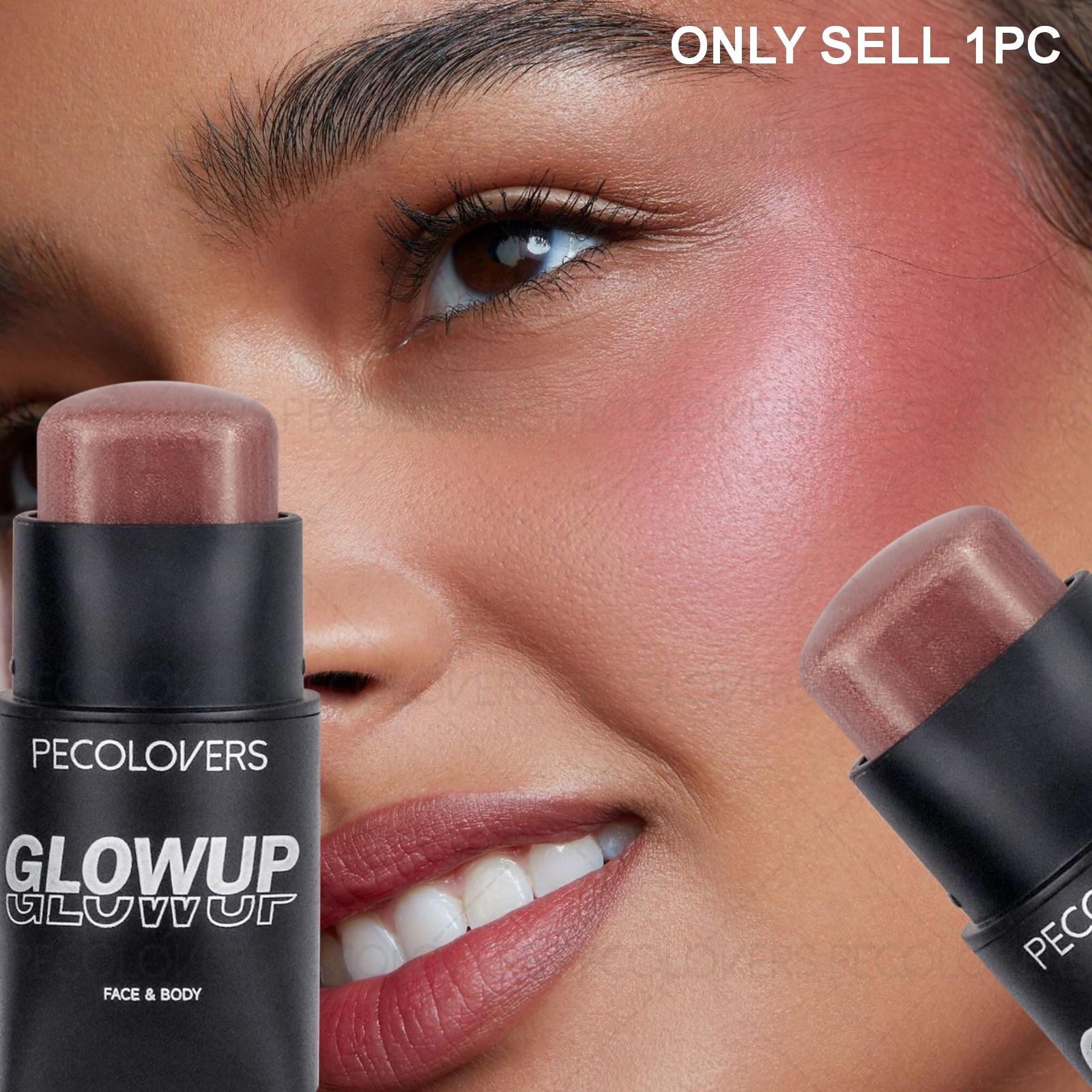 1PC Jelly Moisturizing Blush Stick, Long-lasting Color, Waterproof and Smudge-proof, Smooth and Easy To Color, Soft Texture, Compact and Convenient, Ideal for Birthday Gifts and Party Makeup