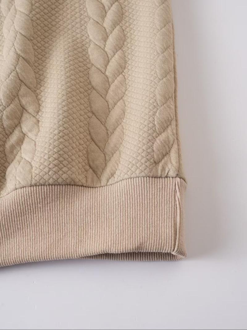 Men's Autumn Winter Cable Knit Quarter-Zip Sweater - Retro Polo Style with Textured Design, Half-Zip Collar for Casual & Smart-Casual Looks, Soft Fabric Ideal for Layering, Trending Men's Fashion Essential, Knitwear Men's Autumn Winter Cable Knit Quarter-Zip Sweater - Retro Polo Style with Textured Design, Half-Zip Collar for Casual & Smart-Casual Looks, Soft Fabric Ideal for Layering, Trending Men's Fashion Essential, Knitwear