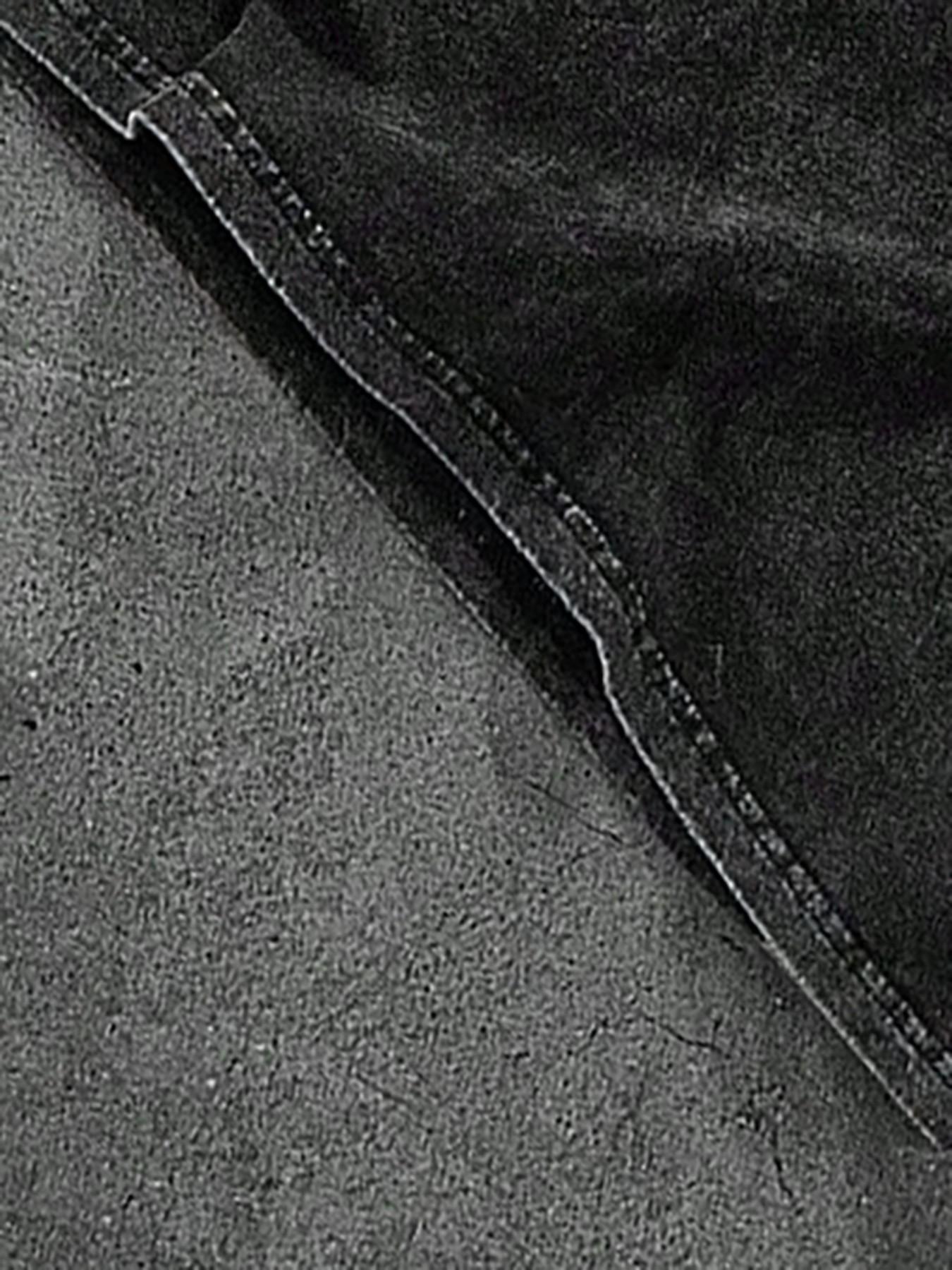 Men’s Fake 2-in-1 Layered T-Shirt | Washed Oversized Streetwear Double Layer Tee