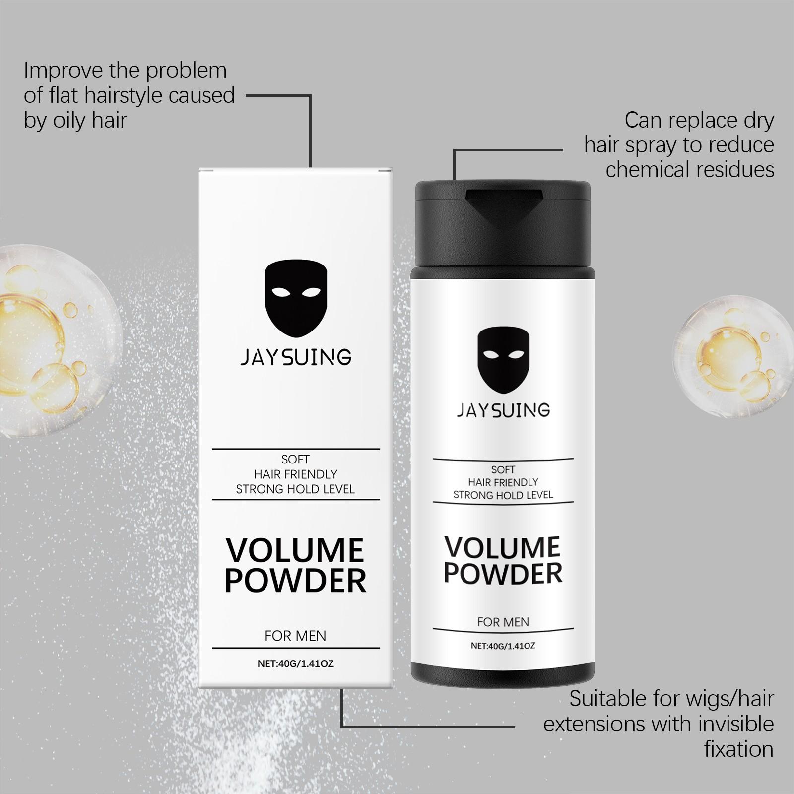 Jaysuing Hair Styling Volume Powder, Natural Freshness Volumizing Full Control Oil Absorption, Portable Hair Care Setting Powder