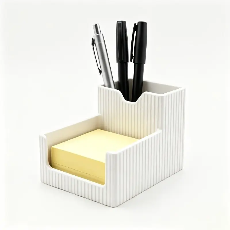 3D Printed Desktop Organizer Box, Note Pad Dispenser, Pen Holder, Teacher Thanksgiving Gift, Back-To-School Essential, Office Desk Accessory