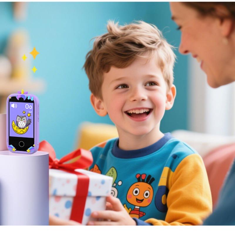 Fuffi Smartphone 2.4-Inch Screen, Android Os, 600mah Battery, Dual Sim Slot, Clock Calculator Flashlight, Early Education Music Features, Mini Phone, Android Cell Phone