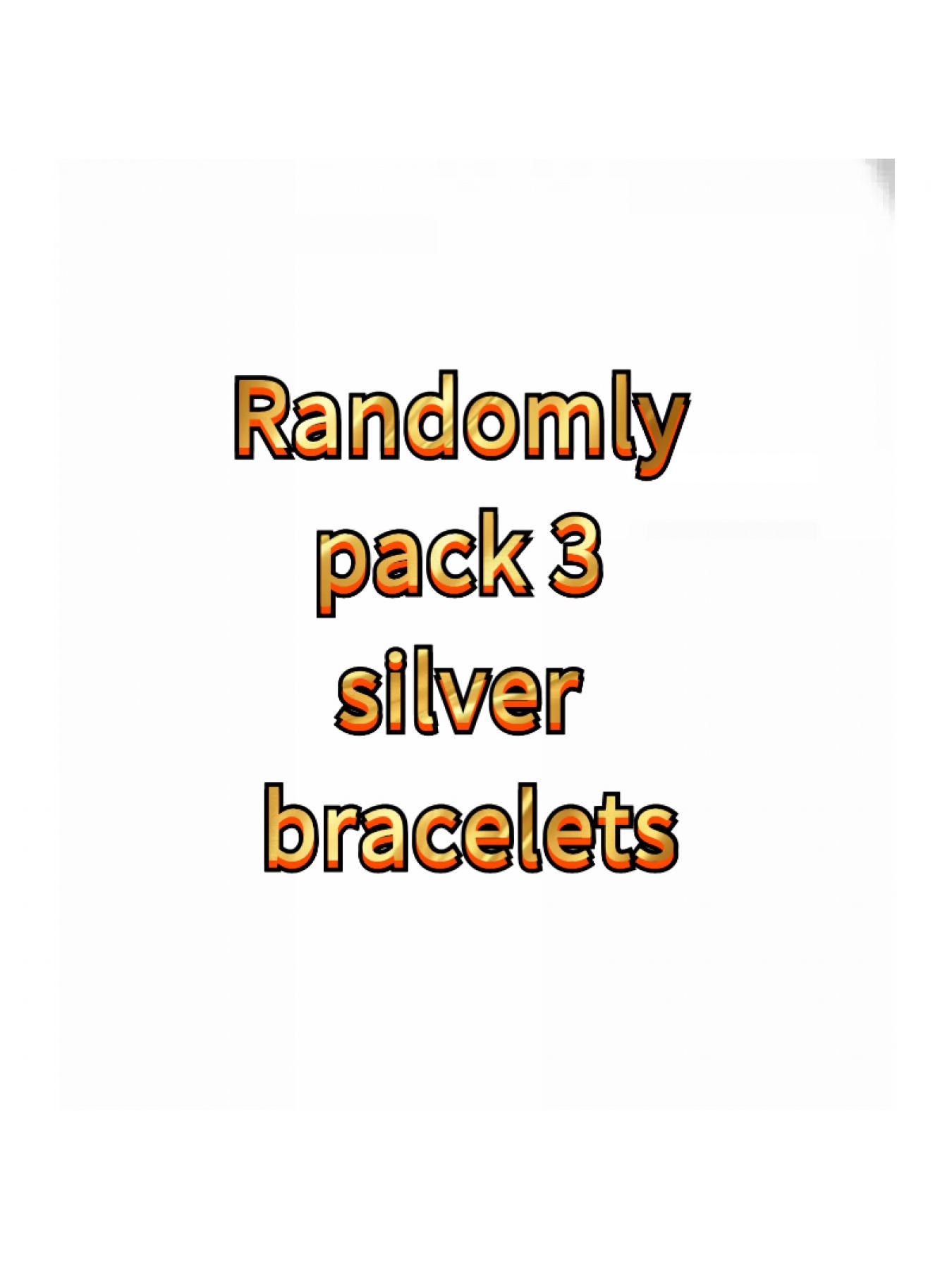 Openable electroplated metal bracelet, jewelry style, light luxury, high-end feel, personalized bracelet, randomly shipped, optional 3 pieces, 6 pieces