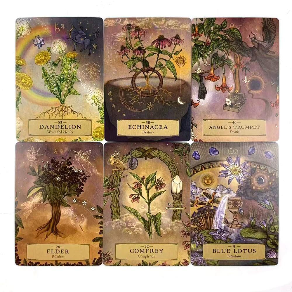 Herbal Astrology Tarot Cards, Magical Ritual Oracle Deck, Easter Halloween Party, Christmas Gift, Birthday Surprise, Friends Gathering Game
