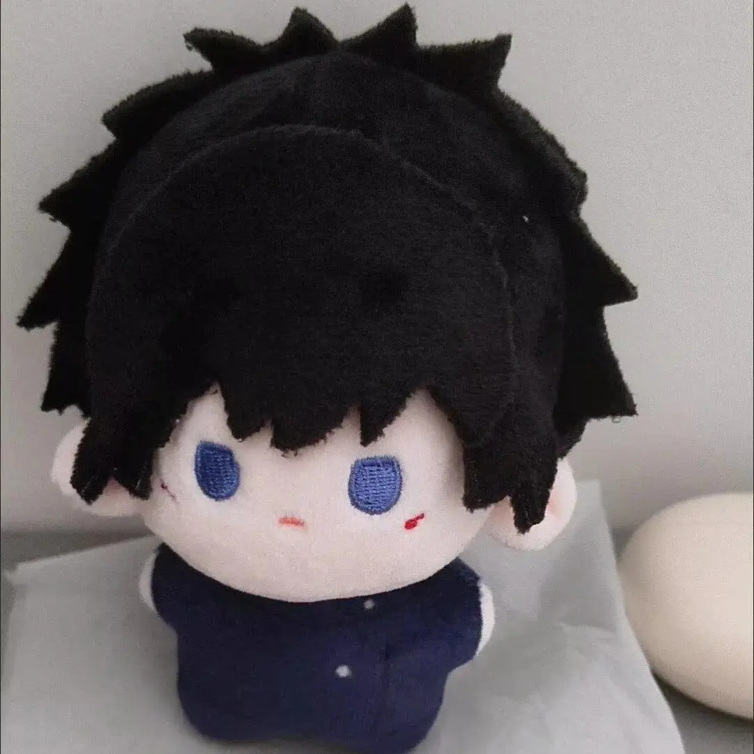 10cm JJK Fushiguro Megumi Plush Doll Pendant Birthday Gift Jujutsu Megumi Fushiguro Stuffed Backpack Toys Collect Party Gifts