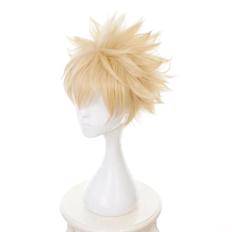 My Hero Academia Midoriya Izuku Bakugou Katsuki Bakugo Short Wig Cosplay Heat Resistant Synthetic Hair Wigs