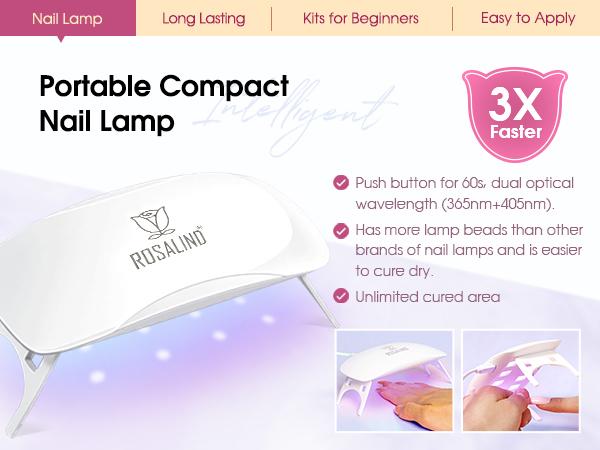 ROSALIND 14Colors Poly Nail Gel Kit with Mini 8LED UV Nail Lamp Drying Nail Art Accessories kit,Clear Pink Glitter Gel Manicure Builder Nail Strengthener Gel for Starter Cutics Extension Nail Gel Drying