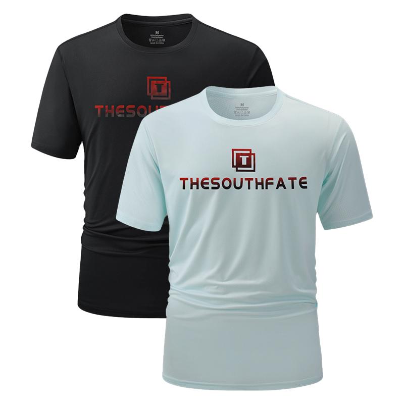 1/2 Pack Mens Active Sports T Shirts, Quick Dry Moisture Wicking Gym Tees, Short Sleeve Athletic Workout Shirt for Running Fitness