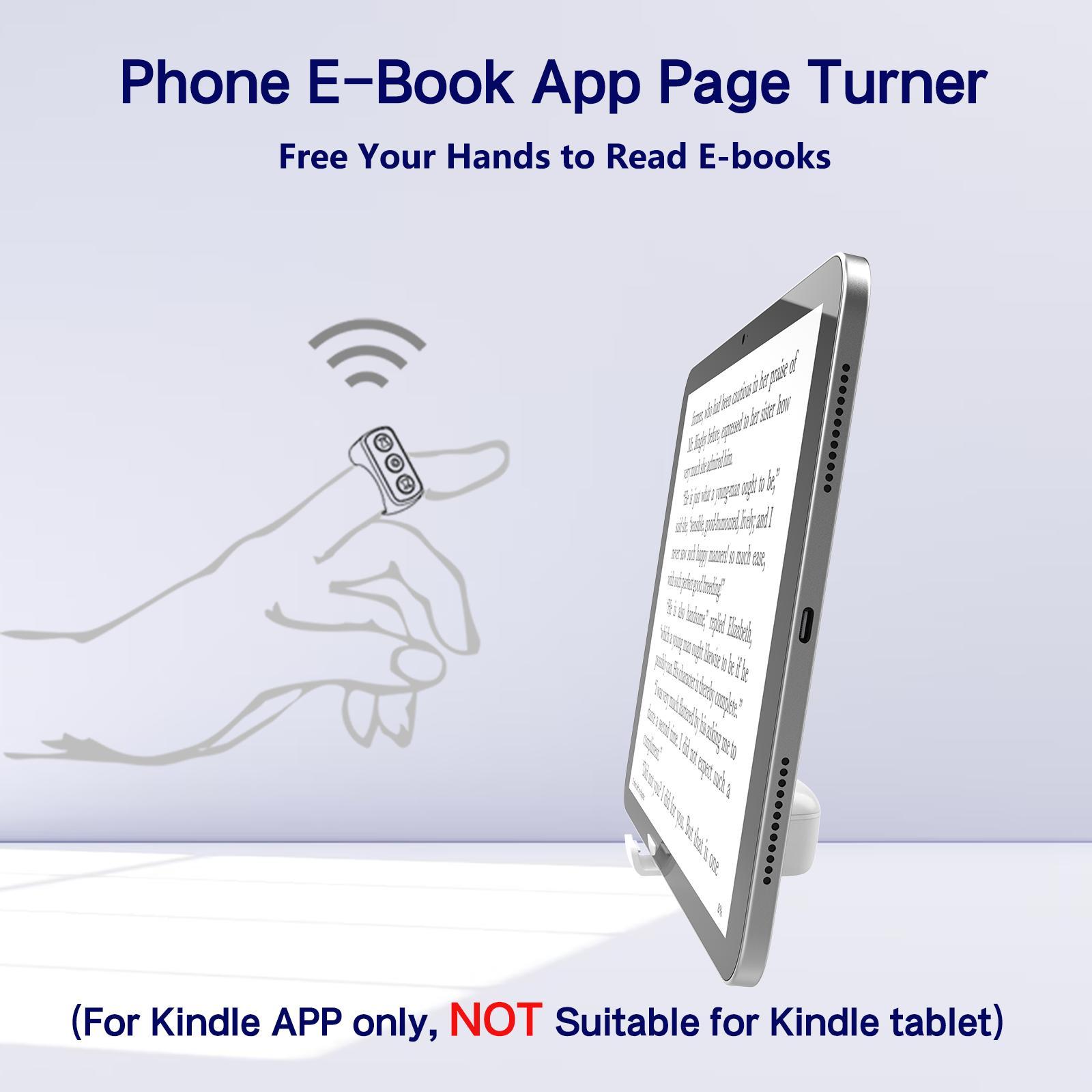 Xring Scrolling Ring Bluetooth Remote Control with Phone Stand,Remote for Selfie,Video Record,Music Control,ebook for iPhone,iPad,Android,Smartphone