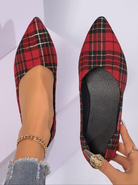 Women's Fashionable Solid Color Pointed Toe Flat Shoes, Casual Comfortable Slip on Shoes for Daily Wear, All-match Commuter Shoes for Work & Daily Wear, Business Style Flats