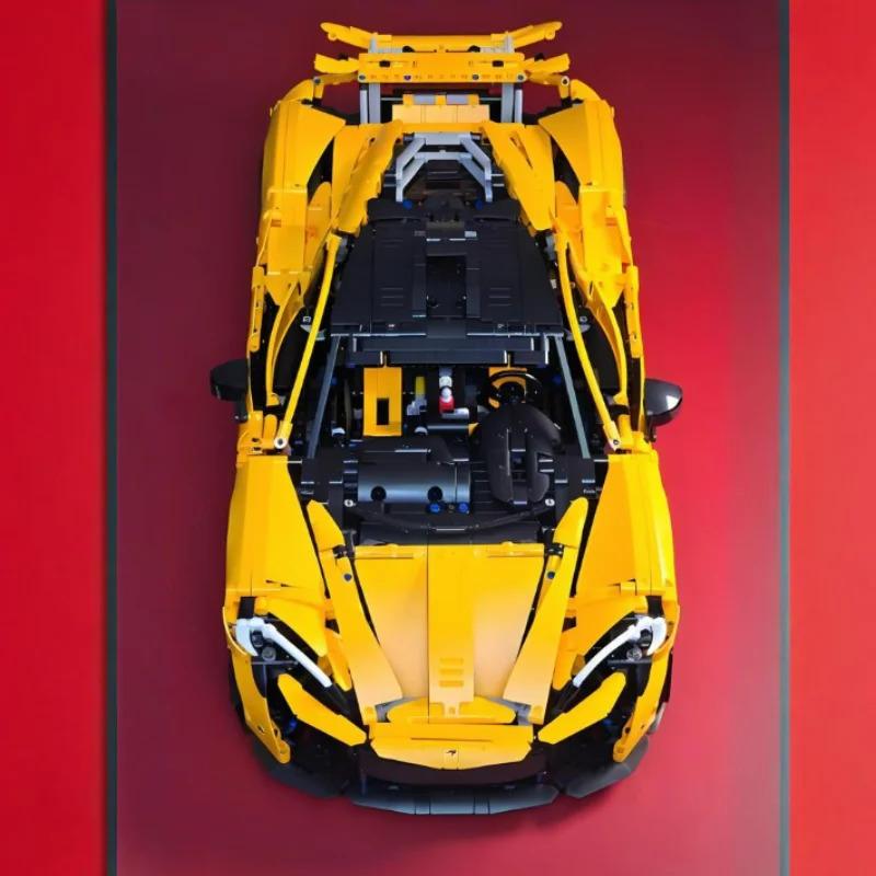 893Pcs Technical Building Blocks  P1 Super Racing Car 1:8 Sports 42172 Car Bricks Toys Set Model Ornament Kids Gifts Boys Toys