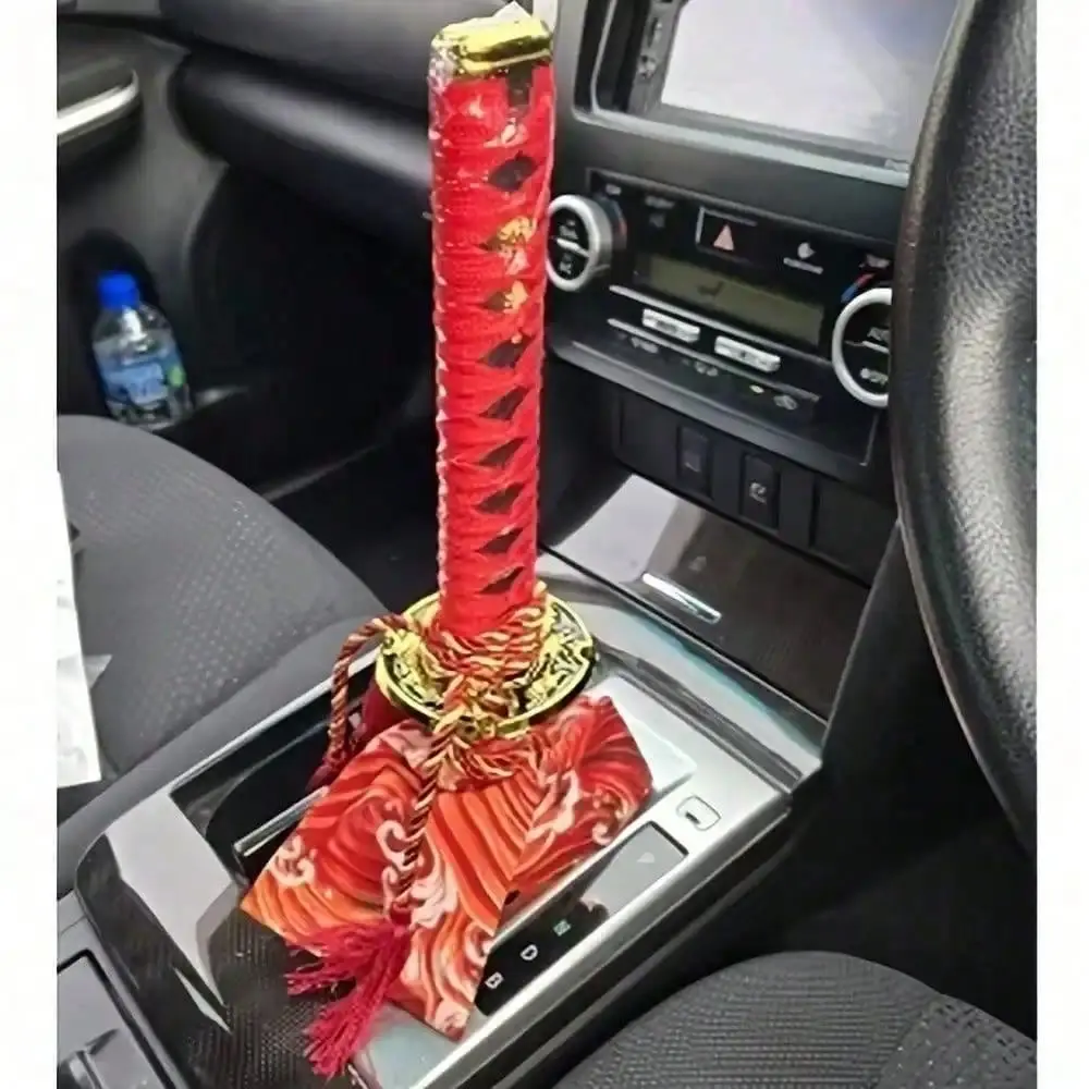 Universal Car Katana Gear Lever Knob Gear Shift Knob - JDM Racing Style Aluminum Alloy Shifter for Manual Transmission