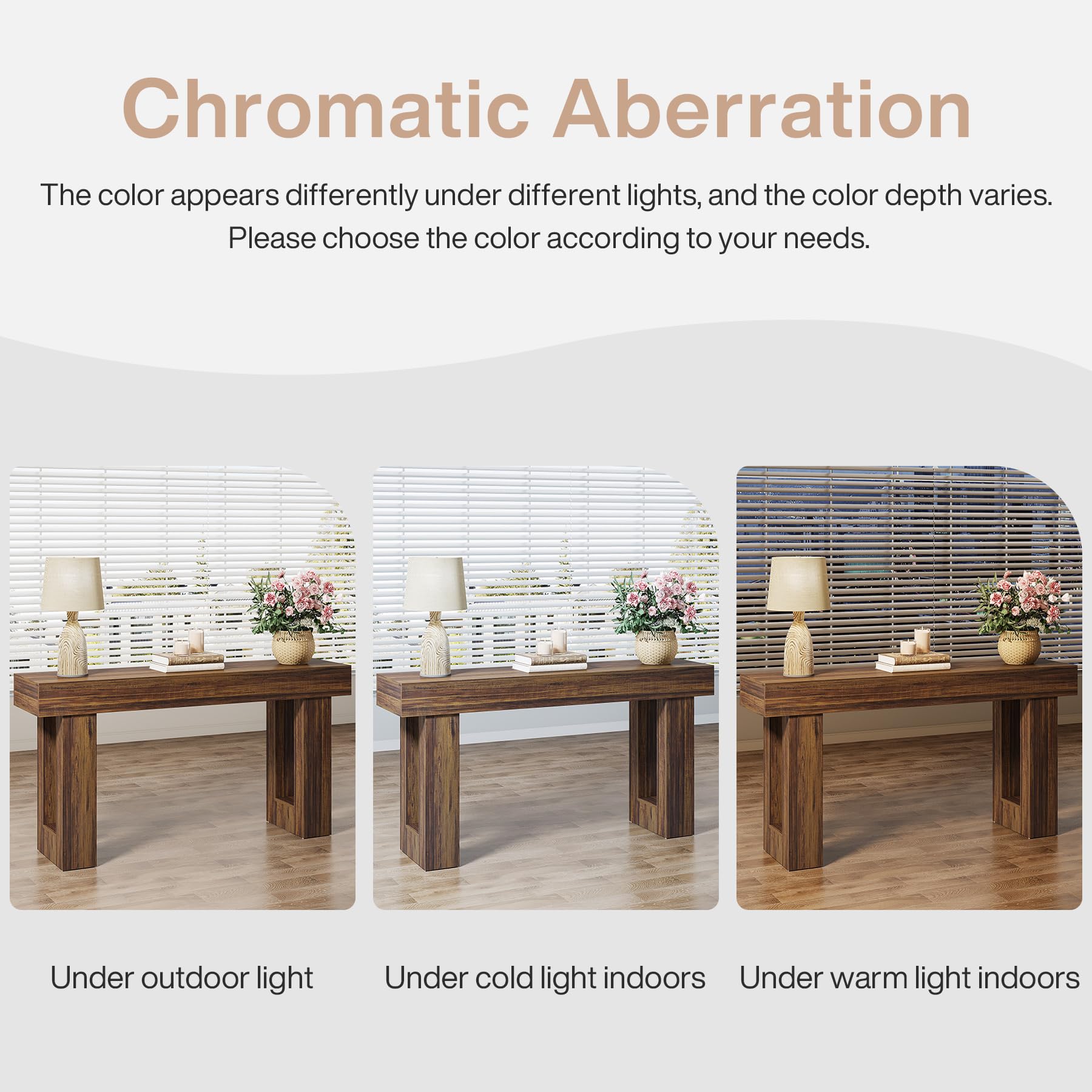 63‘ Farmhouse Console Table, 63-Inch Long Narrow Sofa Table Behind The Couch, Wooden Rectangular Entryway Table for Entrance, Hallway, Living Room, Rustic Brown wood base