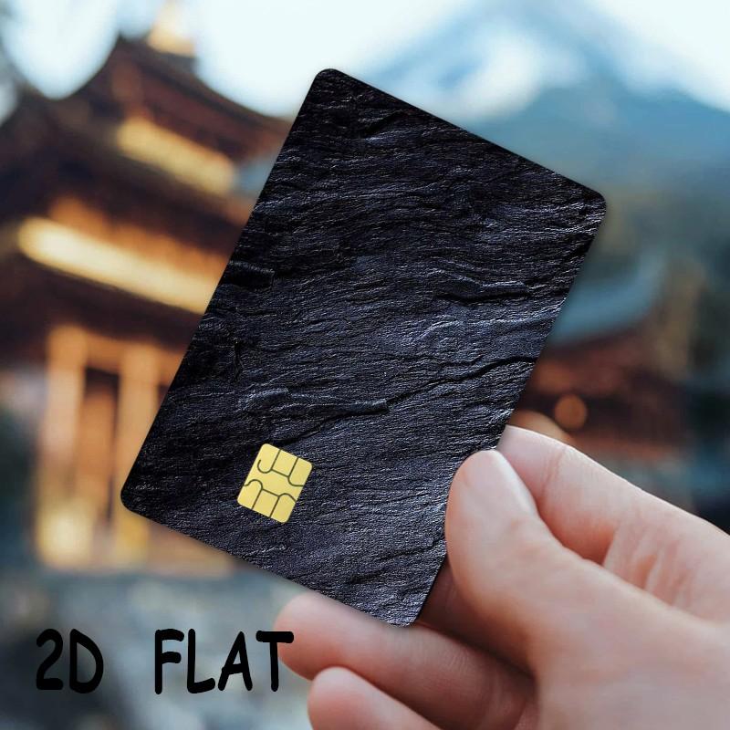 Ultra-Thin Waterproof Scratch-Resistant Credit Card Sticker, Customizable Bank Card Decal, Durable Adult Stickers, Marble Pattern Design