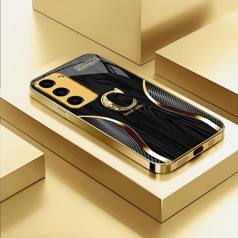 Suitable for [Galaxy S23 5g] high-end  phone case，Sophisticated and Minimalist Design—with all 26 letters available for you to choose from.YM99