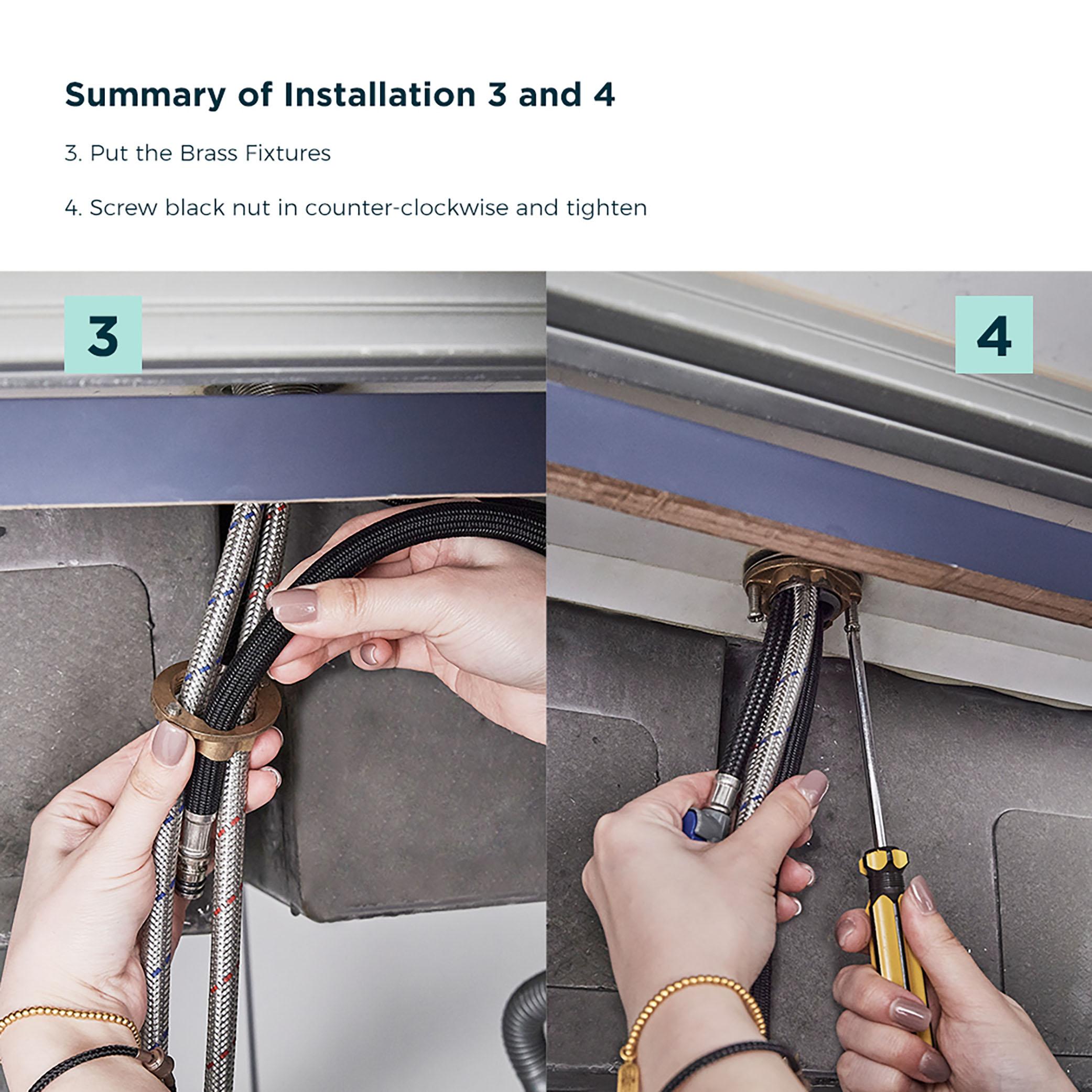 FORIOUS Kitchen Faucet with Pull Down Sprayer 2 Modes，Stainless Steel Single Handle 360 Rotated Kitchen Sink Basin Faucet Water Tap with Supply Pipes