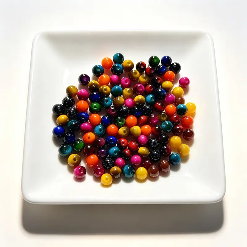 100pcs/pack Imitation Tiger Eye Glass Beads, Smooth Surface, Straight Holes, DIY 8mm/10mm for Bracelets, Necklaces, Jewelry Making, Diy Handmade Beads