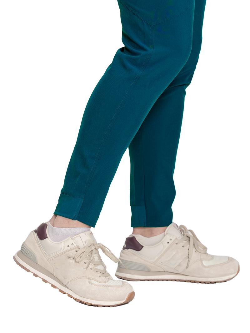 COZYFIT Medical Scrub Pants for Women - Soft Stretch,Drawstring Jogger Pants with 5 Pockets