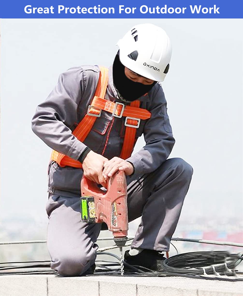 Balaclava Face Mask, Summer Cooling Neck Gaiter, UV Protector Motorcycle Ski Scarf for Men/Women black unisex face covers & mask Breathable Knitted, Solid Color Full Face Mask, Outdoor Sports Hat TikTokShopJumpstartSale SpringStatements