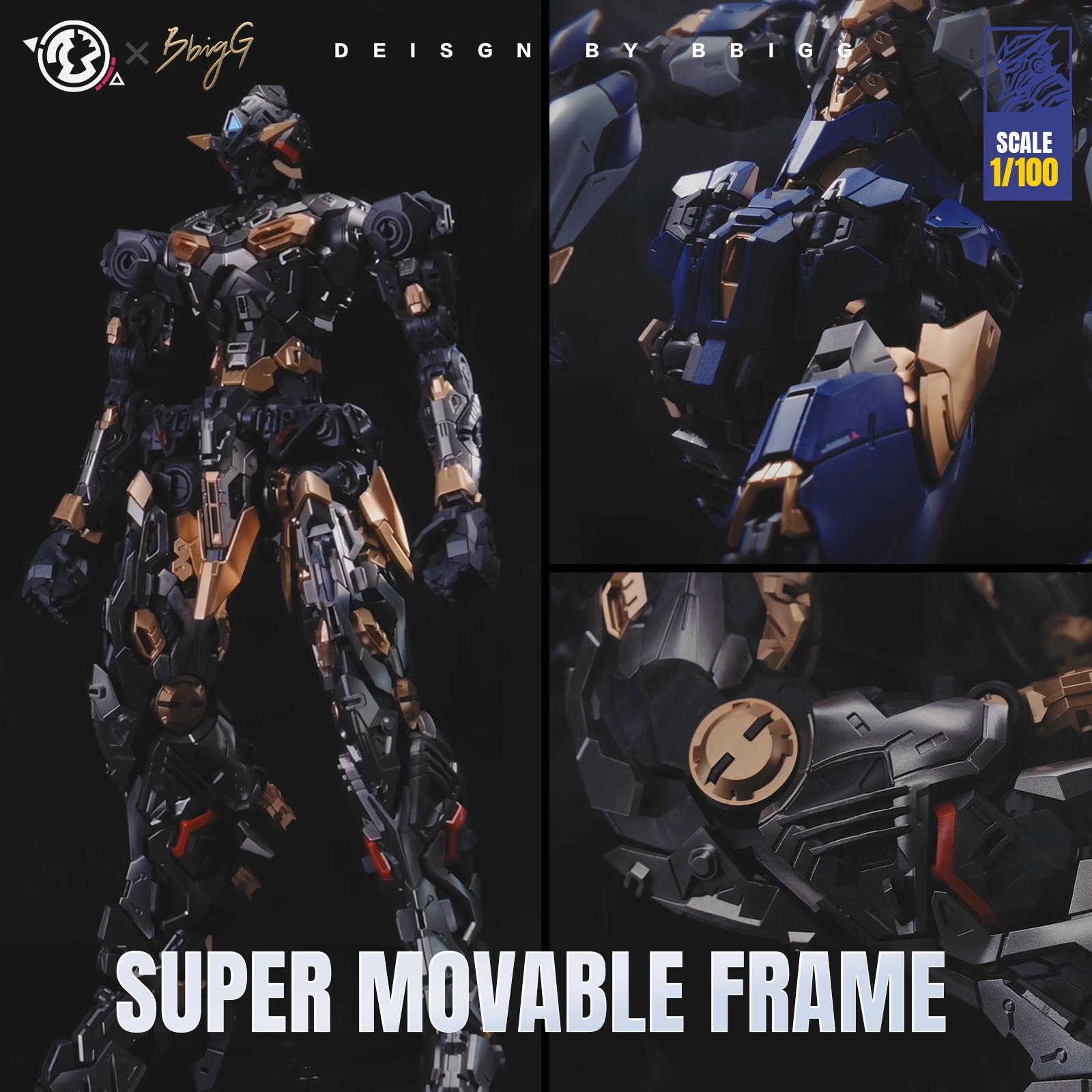 1/100 Scale Full Internal Structure Mechanical Model, 48 Jointed Motorized Warrior, Multi-Shape Armor, High-Speed Propulsion System, Mechanical Action Figure, Anime Action Figure