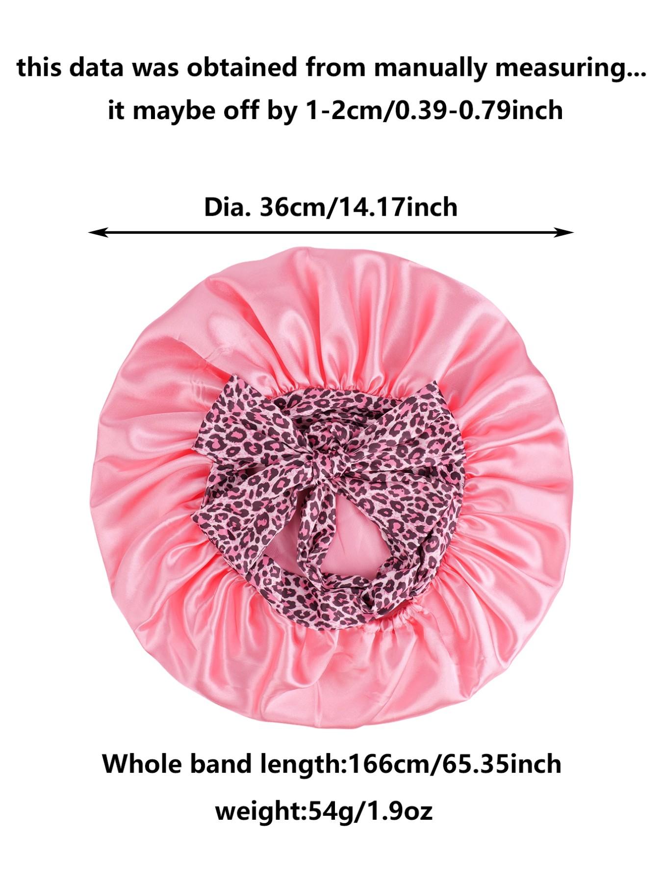 Long Hair Satin Sleep Cap with Elastic Band, Women's Nighttime Sleep Hat, Long Sleeper Cap, Suitable for All Hairstyles, Shower Cap