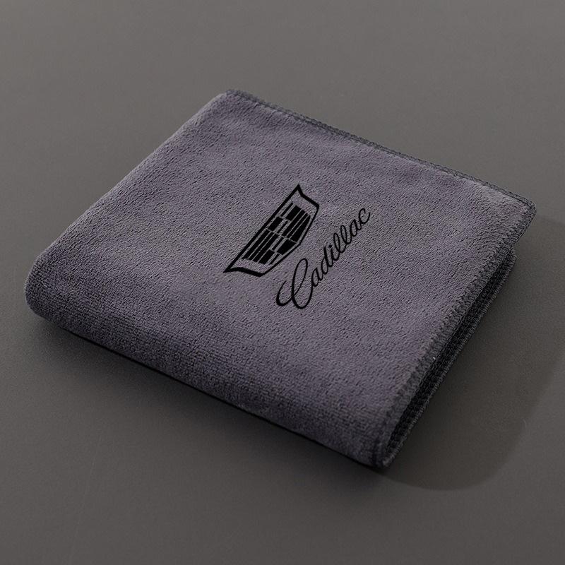 High Quality Microfiber Car Wash Towel Drying Cloth Cleaning Towel for Cadillac ATS BLS CT4 CT5 STS XLR XT4 XT6 XTS Escalade Deville DTS