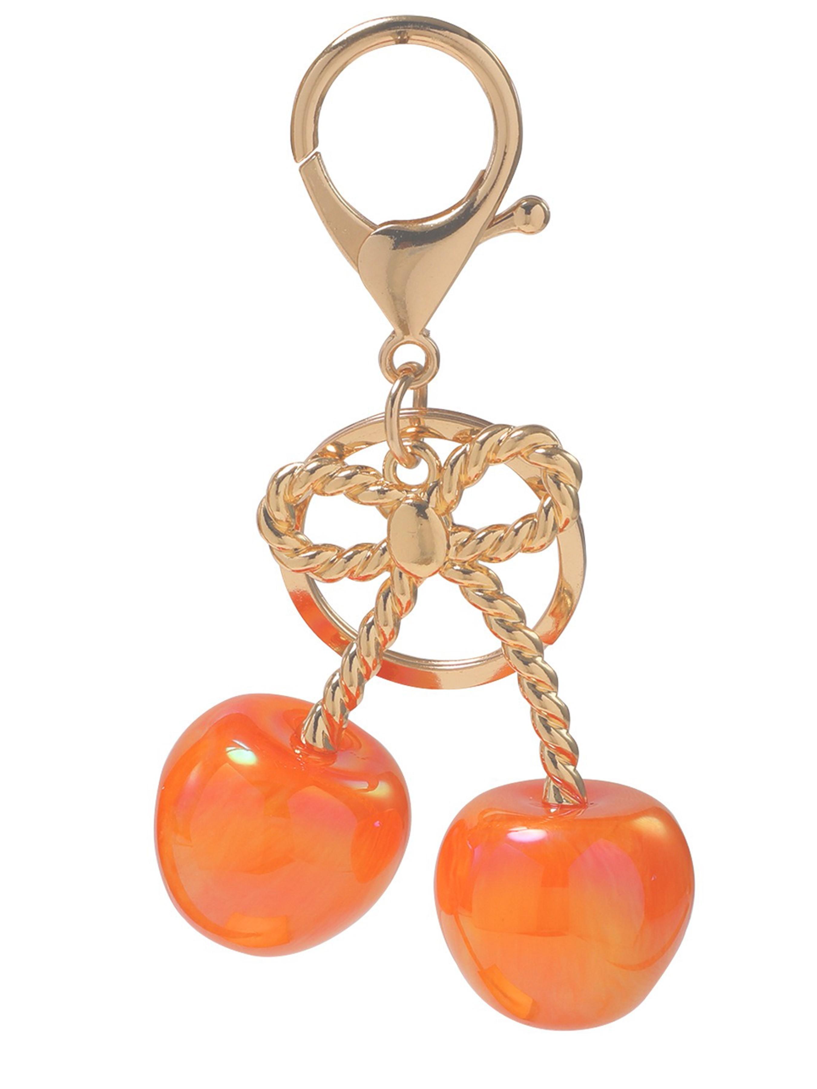 Colorful Resin Simulated Cherry Keychain, Cute Fruit Key Ring, Bag Charm, Car Key Chain, Valentine's Day Mother's Day Gift